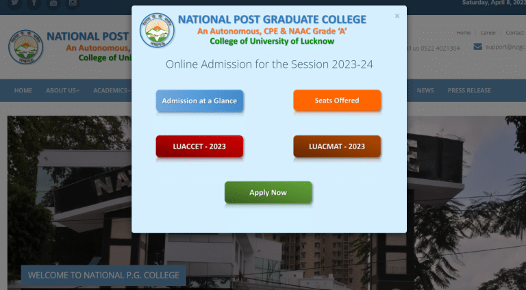 A Comprehensive Guide to National PG College Admission Form 2023